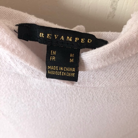 Sirens white crop top w/ rose flower print - Picture 2 of 4